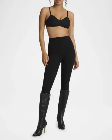 Commando High-Rise Cropped Italian Cotton Leggings | Thumbnail 2