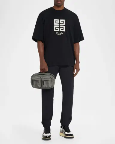 Givenchy Men's Essential U Nylon Belt Bag | Thumbnail 9