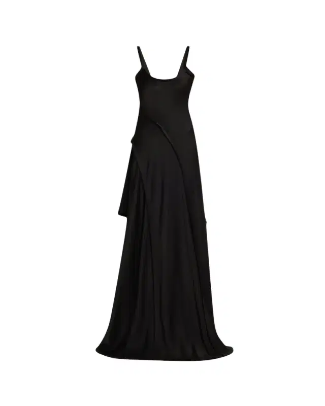 Jason Wu Collection Sleeveless Crepe Back Satin Bias Slip Gown With Slit