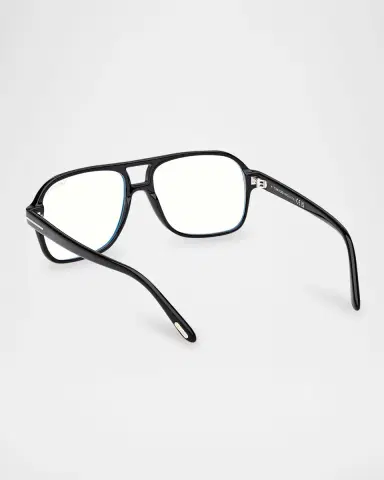 Tom Ford Men's FT6058-BM Acetate Square Blue-Block Optical Frames | Thumbnail 2 Tom Ford Men's FT6058-BM Acetate Square Blue-Block Optical Frames | Thumbnail 2