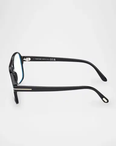 Tom Ford Men's FT6058-BM Acetate Square Blue-Block Optical Frames | Thumbnail 4 Tom Ford Men's FT6058-BM Acetate Square Blue-Block Optical Frames | Thumbnail 4