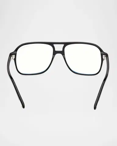 Tom Ford Men's FT6058-BM Acetate Square Blue-Block Optical Frames | Thumbnail 5 Tom Ford Men's FT6058-BM Acetate Square Blue-Block Optical Frames | Thumbnail 5