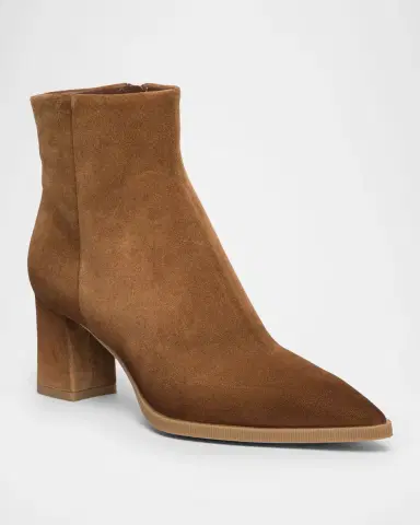 Santoni 65mm Estel Suede Ankle Boots | Thumbnail 2