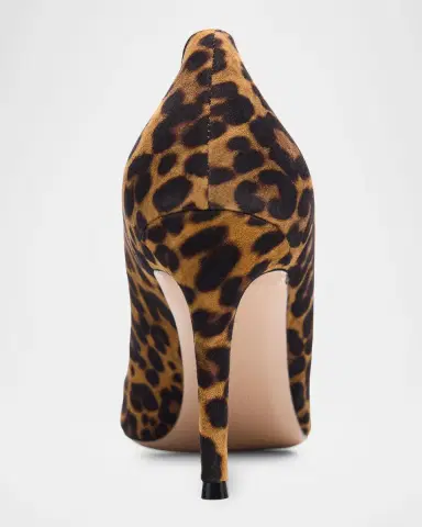 Gianvito Rossi 85mm Gianvito Leopard Suede Pointed-Toe Pumps | Thumbnail 4