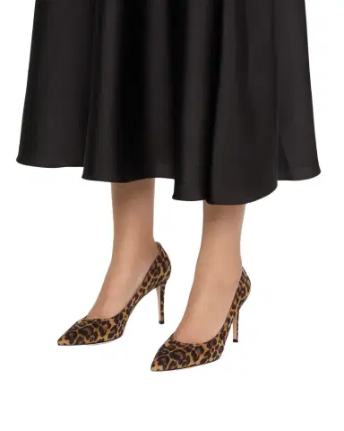 Gianvito Rossi 85mm Gianvito Leopard Suede Pointed-Toe Pumps | Thumbnail 1