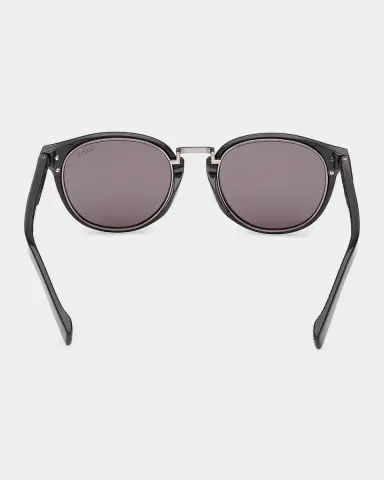 Zegna 51mm Acetate & Titanium Round Sunglasses | Thumbnail 4 Zegna 51mm Acetate & Titanium Round Sunglasses | Thumbnail 4