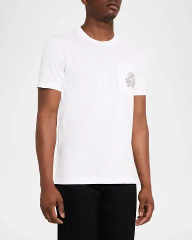 Dolce & Gabbana Men 's Cotton Logo Pocket T-Shirt | Thumbnail 3 Dolce & Gabbana Men 's Cotton Logo Pocket T-Shirt | Thumbnail 3