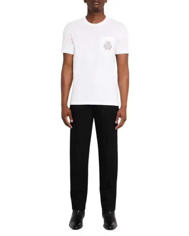 Men 's Cotton Logo Pocket T-Shirt
