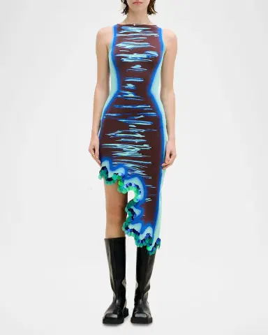 PH5 Robin Wavy High-Low Reversible Midi Dress | Thumbnail 2 PH5 Robin Wavy High-Low Reversible Midi Dress | Thumbnail 2