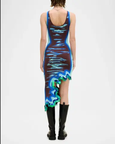 PH5 Robin Wavy High-Low Reversible Midi Dress | Thumbnail 3 PH5 Robin Wavy High-Low Reversible Midi Dress | Thumbnail 3