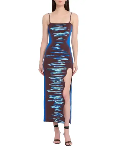 PH5 Iris Wavy Side-Slit Midi Dress | Thumbnail 1 PH5 Iris Wavy Side-Slit Midi Dress | Thumbnail 1