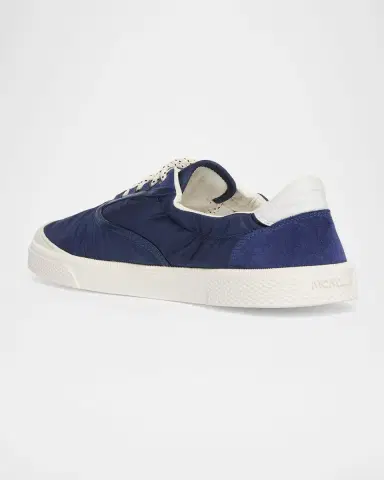 Moncler Men's Vera Nylon Low-Top Sneakers | Thumbnail 3