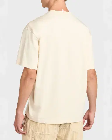 Moncler Grenoble Men's Denim Pocket Cotton T-Shirt with Clip | Thumbnail 7
