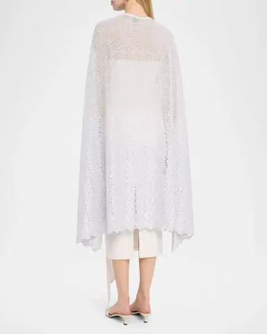 Carolyn Rowan Floral Lace Cape | Thumbnail 3 Carolyn Rowan Floral Lace Cape | Thumbnail 3