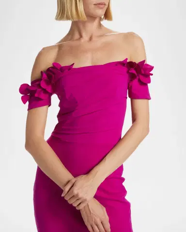 Chiara Boni La Petite Robe Yiana Off-Shoulder Mermaid Gown | Thumbnail 6