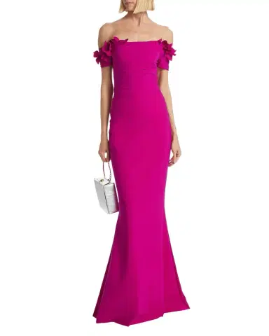 Chiara Boni La Petite Robe Yiana Off-Shoulder Mermaid Gown | Thumbnail 1