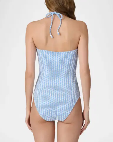 Shoshanna Cinched One-Piece Swimsuit | Thumbnail 3