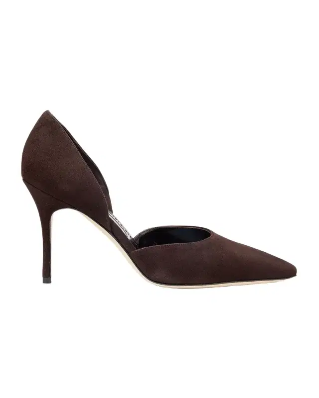 50mm Maren Suede Pointed-Toe Pumps