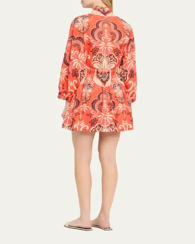 Cara Cara Beatrice Printed Mini Shirtdress | Thumbnail 8 Cara Cara Beatrice Printed Mini Shirtdress | Thumbnail 8