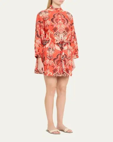 Cara Cara Beatrice Printed Mini Shirtdress | Thumbnail 9 Cara Cara Beatrice Printed Mini Shirtdress | Thumbnail 9