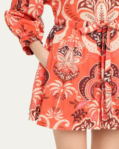 Cara Cara Beatrice Printed Mini Shirtdress | Thumbnail 10 Cara Cara Beatrice Printed Mini Shirtdress | Thumbnail 10