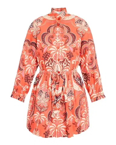 Cara Cara Beatrice Printed Mini Shirtdress | Thumbnail 1 Cara Cara Beatrice Printed Mini Shirtdress | Thumbnail 1
