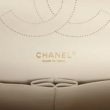 Chanel Chanel Jumbo Classic Double Flap Bag Cream Caviar Gold Hardware | Thumbnail 8 Chanel Chanel Jumbo Classic Double Flap Bag Cream Caviar Gold Hardware | Thumbnail 8