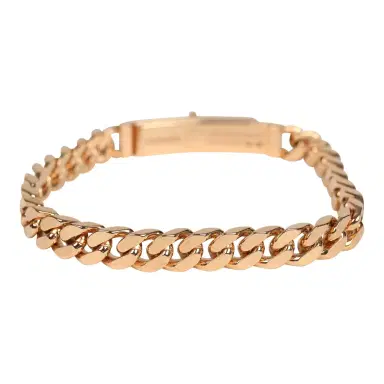 HERMÈS Hermes Kelly Gourmette Bracelet XS 18K Rose Gold Hardware | Thumbnail 4 HERMÈS Hermes Kelly Gourmette Bracelet XS 18K Rose Gold Hardware | Thumbnail 4