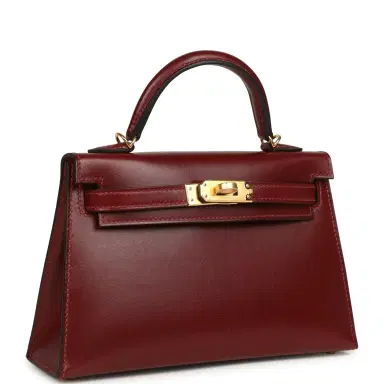 HERMÈS Hermes Kelly Sellier 20 Rouge H Box Gold Hardware | Thumbnail 2