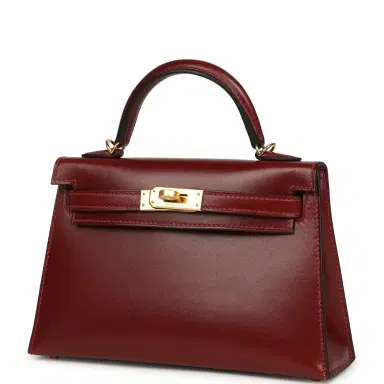 HERMÈS Hermes Kelly Sellier 20 Rouge H Box Gold Hardware | Thumbnail 5