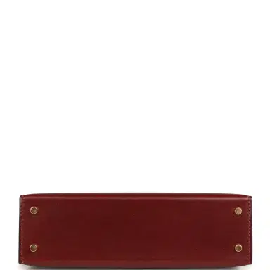 HERMÈS Hermes Kelly Sellier 20 Rouge H Box Gold Hardware | Thumbnail 6