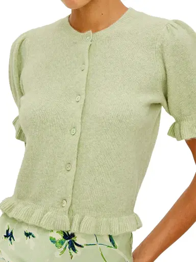 Rails Women's Lora Ruffled Knit Crewneck Cardigan - Julep | Thumbnail 5