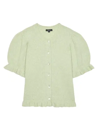 Rails Women's Lora Ruffled Knit Crewneck Cardigan - Julep | Thumbnail 1