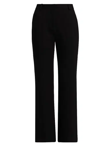 Elie Tahari Women's The Jennie Straight-Leg Trousers - Noir | Thumbnail 1