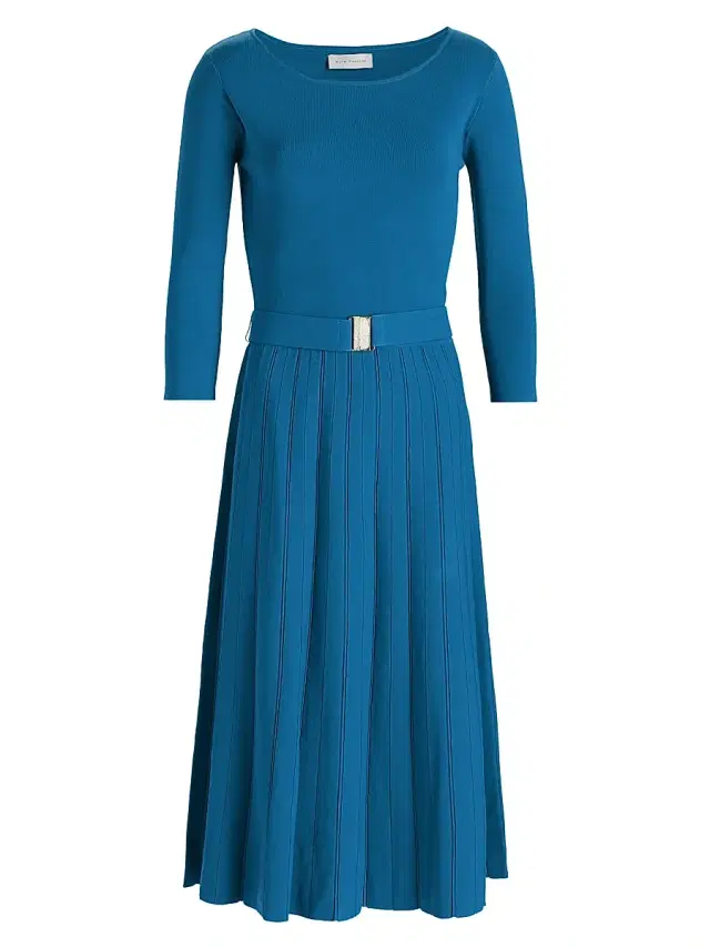 Elie Tahari Women's The Sumner Sweaterdress - Blue Palace