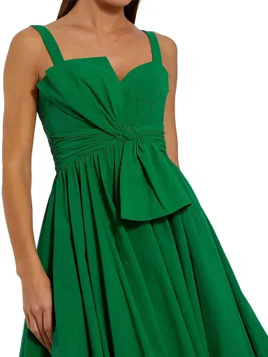 Mac Duggal Women's Bow-Detail Ball Gown - Spring Green - Size 16 | Thumbnail 3