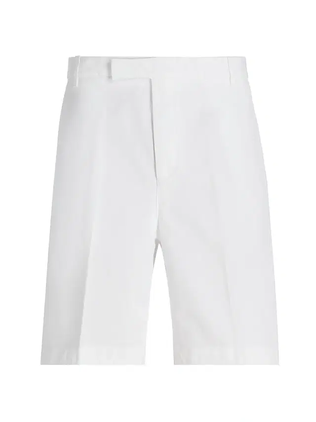 Men's Utility Cotton Twill Chino Shorts - White