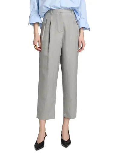 TWP Women's Fulton St. Pleated Wool Pants | Thumbnail 3