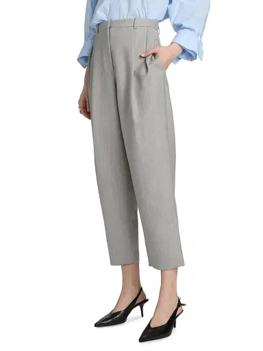 TWP Women's Fulton St. Pleated Wool Pants | Thumbnail 4