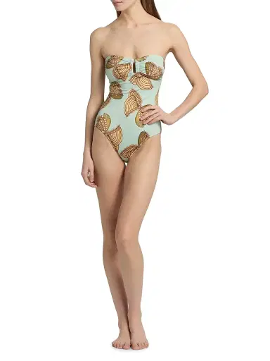 Ulla Johnson Women's Montery Strapless One-Piece Swimsuit | Thumbnail 2 Ulla Johnson Women's Montery Strapless One-Piece Swimsuit | Thumbnail 2