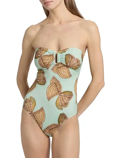 Ulla Johnson Women's Montery Strapless One-Piece Swimsuit | Thumbnail 3 Ulla Johnson Women's Montery Strapless One-Piece Swimsuit | Thumbnail 3