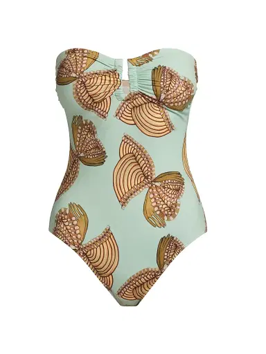 Ulla Johnson Women's Montery Strapless One-Piece Swimsuit | Thumbnail 1 Ulla Johnson Women's Montery Strapless One-Piece Swimsuit | Thumbnail 1