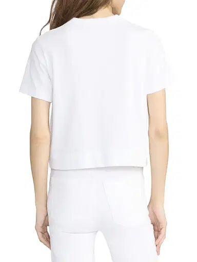 Frame Women's Crewneck Cotton Boxy T-Shirt - White - Size XL | Thumbnail 5 Frame Women's Crewneck Cotton Boxy T-Shirt - White - Size XL | Thumbnail 5