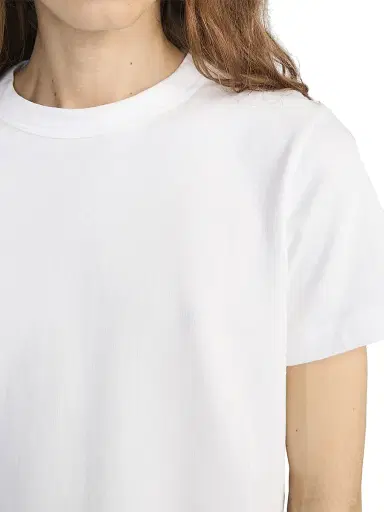 Frame Women's Crewneck Cotton Boxy T-Shirt - White - Size XL | Thumbnail 6 Frame Women's Crewneck Cotton Boxy T-Shirt - White - Size XL | Thumbnail 6