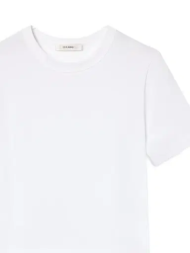 Frame Women's Crewneck Cotton Boxy T-Shirt - White - Size XL | Thumbnail 7 Frame Women's Crewneck Cotton Boxy T-Shirt - White - Size XL | Thumbnail 7