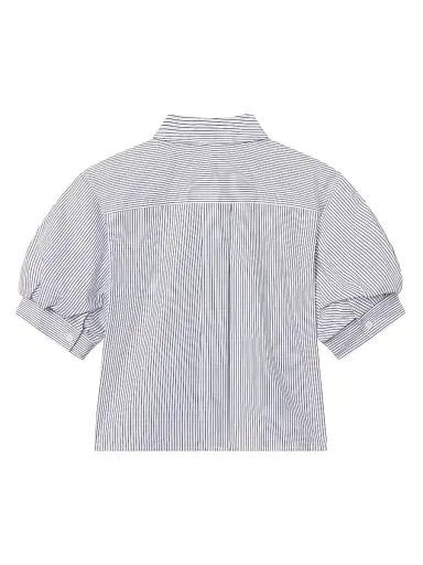 Frame Women's The Billow Striped Cotton Shirt | Thumbnail 3 Frame Women's The Billow Striped Cotton Shirt | Thumbnail 3