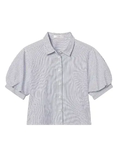 Frame Women's The Billow Striped Cotton Shirt | Thumbnail 1 Frame Women's The Billow Striped Cotton Shirt | Thumbnail 1