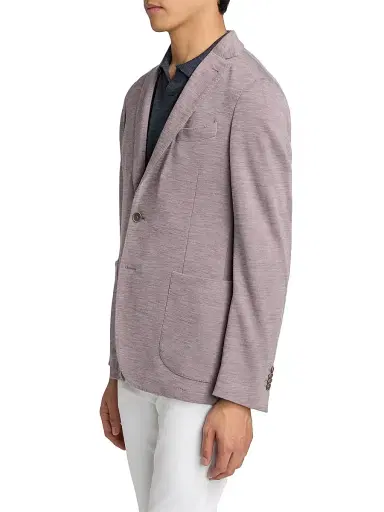 Saks Fifth Avenue Men's Wool-Cashmere Sport Coat - Pink - Size 42 | Thumbnail 4