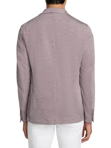 Saks Fifth Avenue Men's Wool-Cashmere Sport Coat - Pink - Size 42 | Thumbnail 5