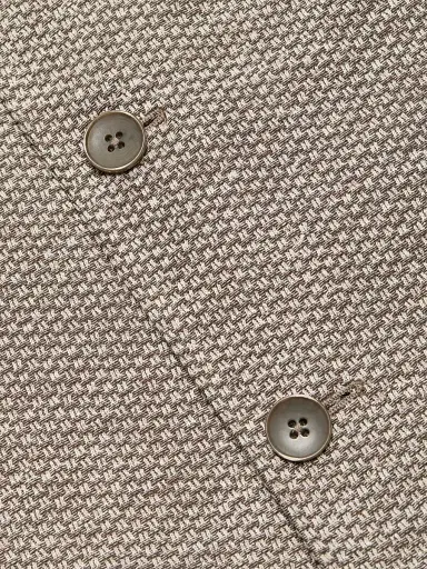 Saks Fifth Avenue Men's Linen-Cotton Textured Sport Coat - Dark Beige - Size 50 | Thumbnail 7